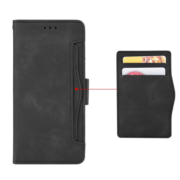 Wallet Style Skin Feel Calf Pattern Leather Case with Separate Card Slot