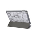 Marble Texture Pattern Horizontal Flip Leather Case, with Three-folding Holder & Pen Slot & Sleep / Wake-up Function, For iPad 10.2 inch — Purple