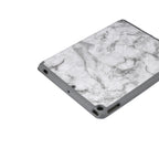 Marble Texture Pattern Horizontal Flip Leather Case, with Three-folding Holder & Pen Slot & Sleep / Wake-up Function, For iPad 10.2 inch — Blue