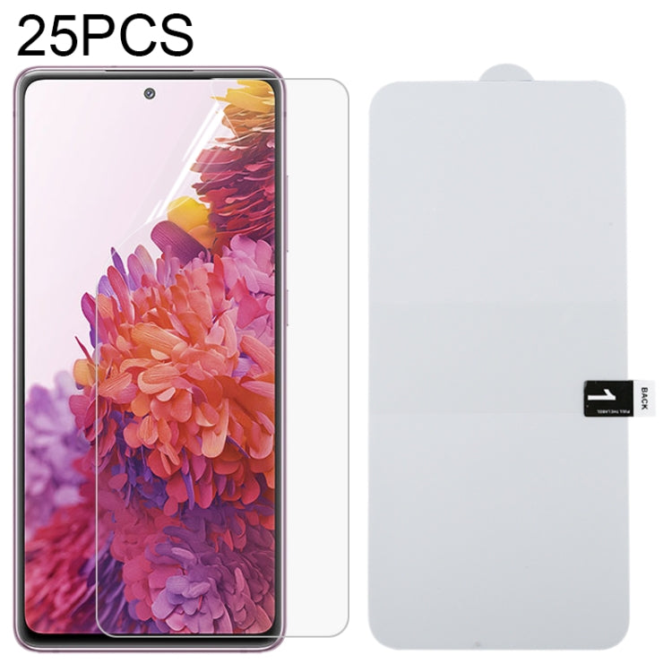 25 PCS Full Screen Protector Explosion-proof Front Hydrogel Film