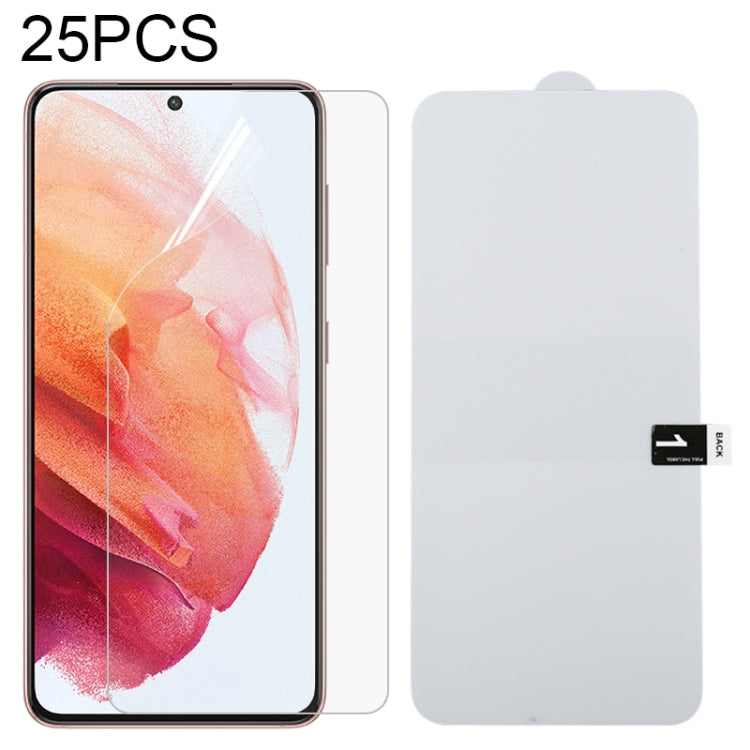 25 PCS Full Screen Protector Explosion-proof Front Hydrogel Film