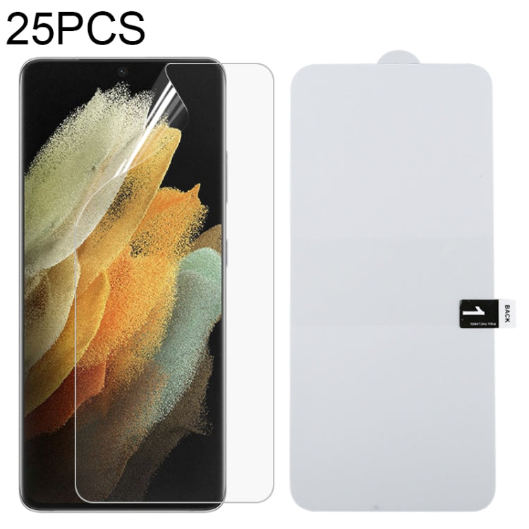 25 PCS Full Screen Protector Explosion-proof Front Hydrogel Film