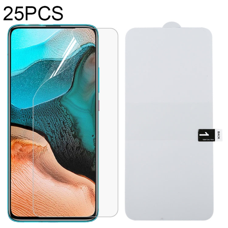 25 PCS Full Screen Protector Explosion-proof Front Hydrogel Film