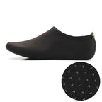 Non-slip Plastic Grain Texture Thick Cloth Sole Solid Color Diving Shoes and Socks, One Pair