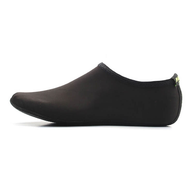 Non-slip Plastic Grain Texture Thick Cloth Sole Solid Color Diving Shoes and Socks, One Pair
