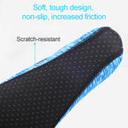 Non-slip Plastic Grain Texture Thick Cloth Sole Printing Diving Shoes and Socks, One Pair