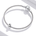 S925 Sterling Silver Rivet Beads DIY Bracelet Necklace Accessories