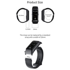 X4 1.14 inch HD Screen Bluetooth Earphone Smart Bracelet, Support Sleep Monitoring / Body Temperature Monitoring / Heart Rate Monitoring