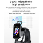 X4 1.14 inch HD Screen Bluetooth Earphone Smart Bracelet, Support Sleep Monitoring / Body Temperature Monitoring / Heart Rate Monitoring