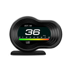Car HUD Head-up Display Speed / Water Temperature / Voltage Display, F9 OBD2