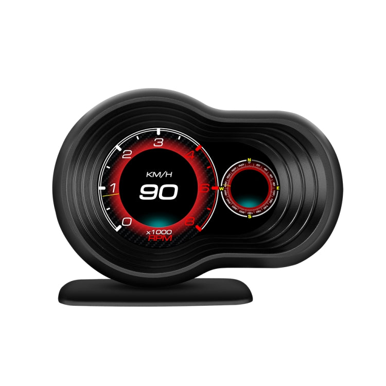 Car HUD Head-up Display Speed / Water Temperature / Voltage Display, F9 OBD2