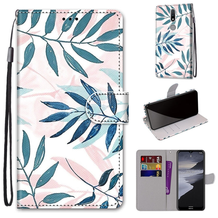 Coloured Drawing Cross Texture Horizontal Flip PU Leather Case with Holder & Card Slots & Wallet & Lanyard