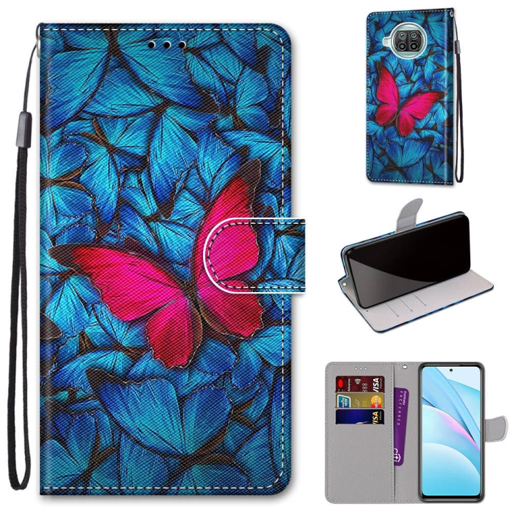 Coloured Drawing Cross Texture Horizontal Flip PU Leather Case with Holder & Card Slots & Wallet & Lanyard
