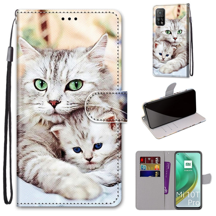 Coloured Drawing Cross Texture Horizontal Flip PU Leather Case with Holder & Card Slots & Wallet & Lanyard