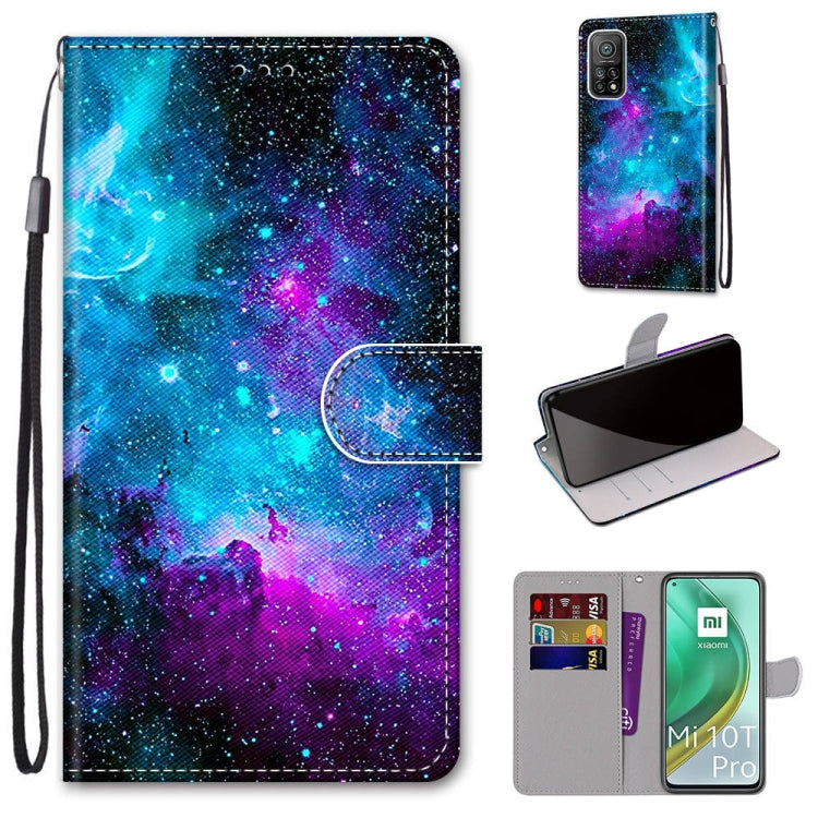 Coloured Drawing Cross Texture Horizontal Flip PU Leather Case with Holder & Card Slots & Wallet & Lanyard