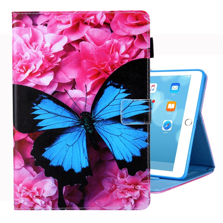 For iPad 10.2 inch Coloured Drawing Pattern Horizontal Flip Leather Case with Holder & Card Slots & Photo Frame — Music Panda