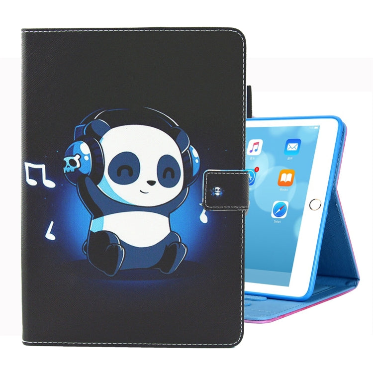 For iPad 10.2 inch Coloured Drawing Pattern Horizontal Flip Leather Case with Holder & Card Slots & Photo Frame — view 17