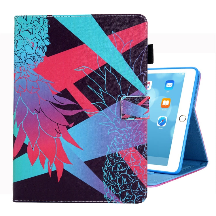 For iPad 10.2 inch Coloured Drawing Pattern Horizontal Flip Leather Case with Holder & Card Slots & Photo Frame — view 19