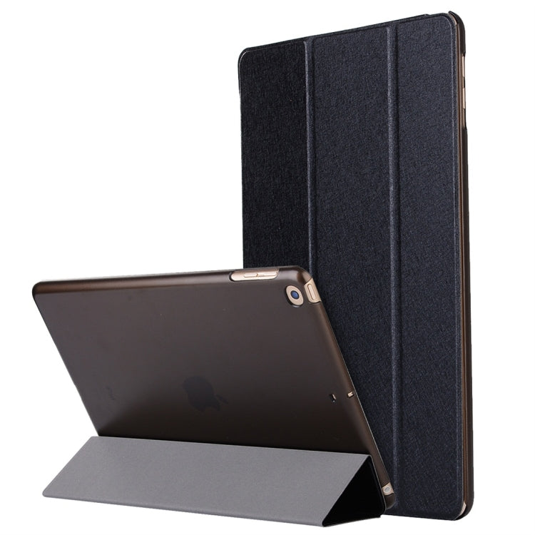 Silk Texture Horizontal Flip Magnetic PU Leather Case, with Three-folding Holder & Sleep / Wake-up Function — view 12