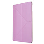 For iPad 10.2 inch Silk Texture Horizontal Deformation Flip Leather Case with Holder