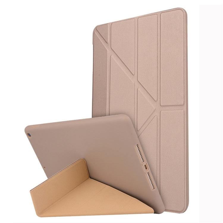 For iPad 10.2 inch TPU Horizontal Deformation Flip Leather Case with Holder — view 9