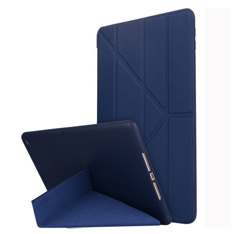 For iPad 10.2 inch TPU Horizontal Deformation Flip Leather Case with Holder — view 10
