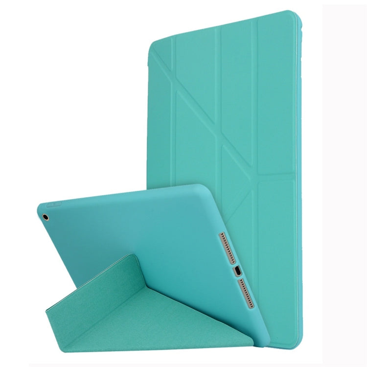 For iPad 10.2 inch TPU Horizontal Deformation Flip Leather Case with Holder — view 12