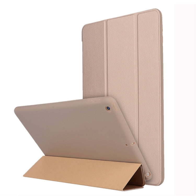 For iPad 10.2 inch TPU Horizontal Flip Leather Case, with Three-folding Holder — view 12