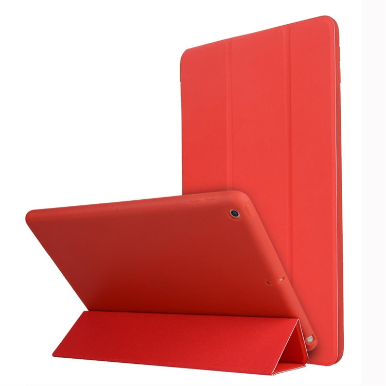 For iPad 10.2 inch TPU Horizontal Flip Leather Case, with Three-folding Holder — view 11