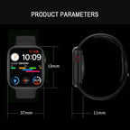 DW35PRO 1.75 inch Color Screen IPX7 Waterproof Smart Watch, Support Bluetooth Answer & Reject / Sleep Monitoring / Heart Rate Monitoring, Style: Silicone Strap