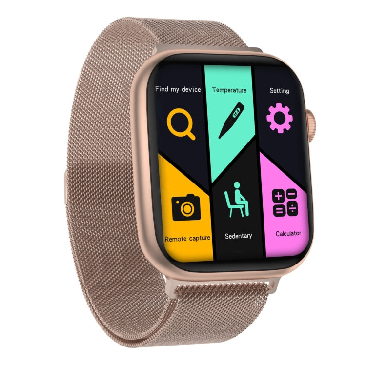 DW35PRO 1.75 inch Color Screen IPX7 Waterproof Smart Watch, Support Bluetooth Answer & Reject / Sleep Monitoring / Heart Rate Monitoring, Style: Steel Strap