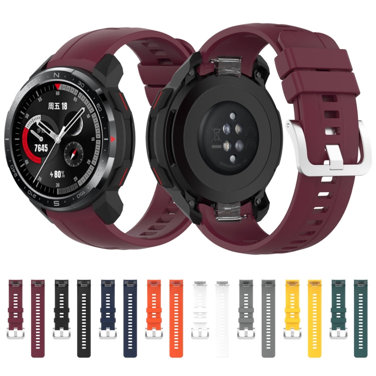 For Huawei Honor Watch GS Pro Silicone Replacement Strap Watchband, Size: One Size