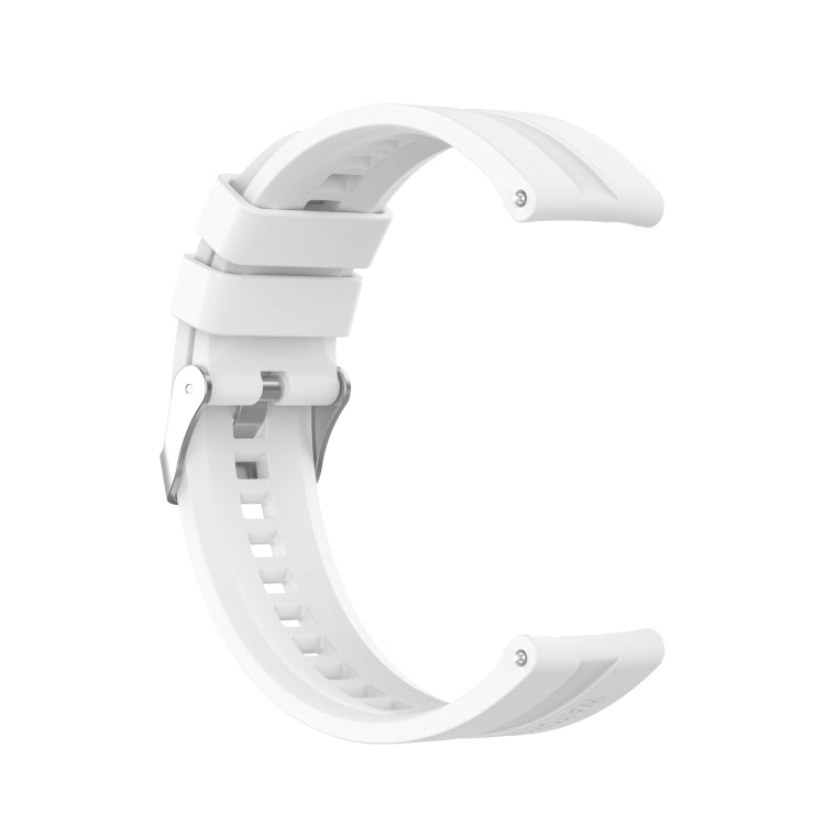GTS 2 20mm Silicone Replacement Strap Watchband with Silver Buckle, For Amazfit GTS 2e