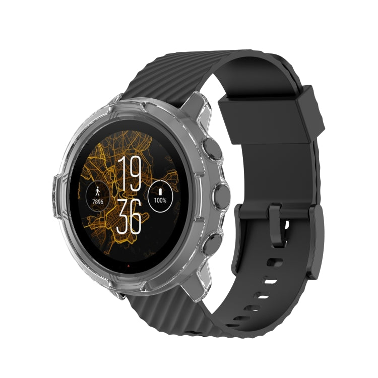 Half Coverage Hollowed TPU Protective Case, For Suunto 7