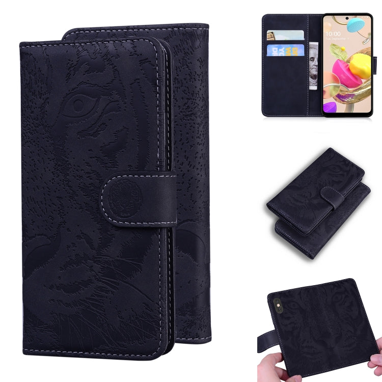 Tiger Embossing Pattern Horizontal Flip Leather Case with Holder & Card Slots & Wallet