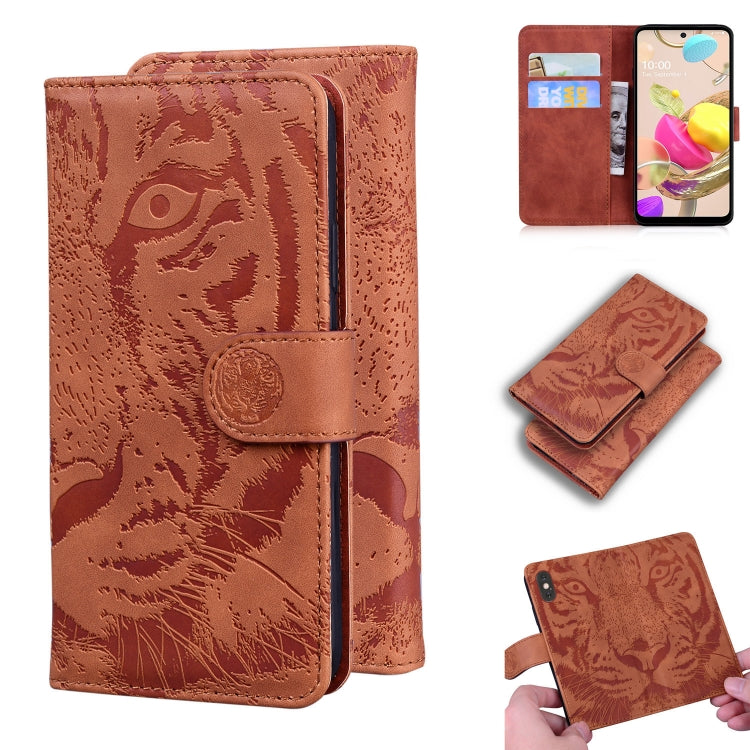 Tiger Embossing Pattern Horizontal Flip Leather Case with Holder & Card Slots & Wallet