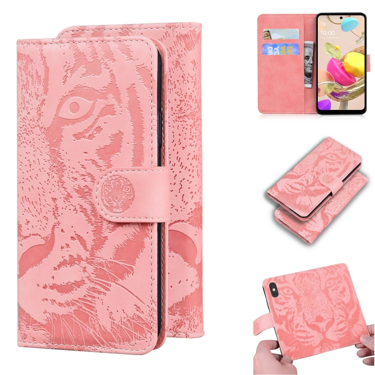 Tiger Embossing Pattern Horizontal Flip Leather Case with Holder & Card Slots & Wallet