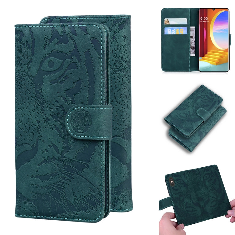 Tiger Embossing Pattern Horizontal Flip Leather Case with Holder & Card Slots & Wallet