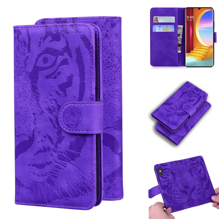 Tiger Embossing Pattern Horizontal Flip Leather Case with Holder & Card Slots & Wallet