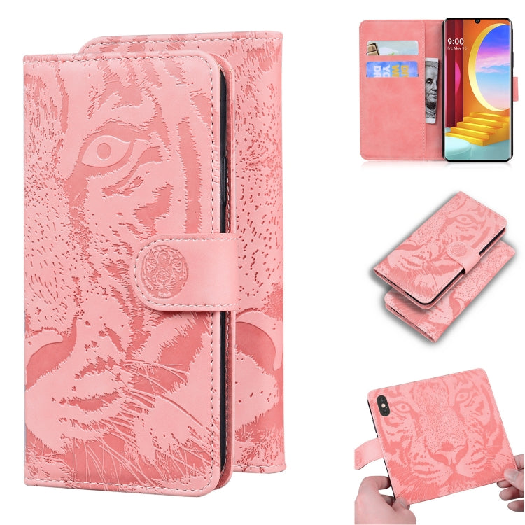 Tiger Embossing Pattern Horizontal Flip Leather Case with Holder & Card Slots & Wallet