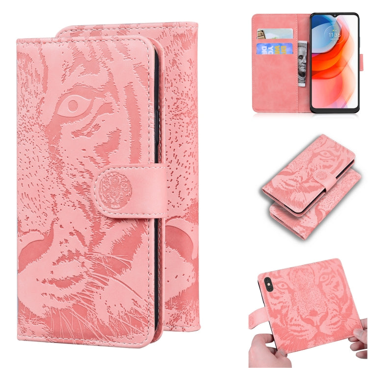 Tiger Embossing Pattern Horizontal Flip Leather Case with Holder & Card Slots & Wallet