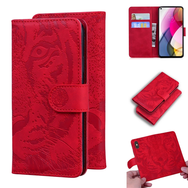 Tiger Embossing Pattern Horizontal Flip Leather Case with Holder & Card Slots & Wallet