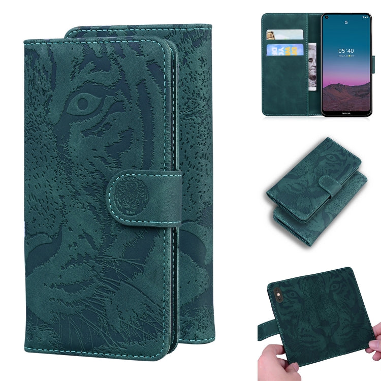 Tiger Embossing Pattern Horizontal Flip Leather Case with Holder & Card Slots & Wallet