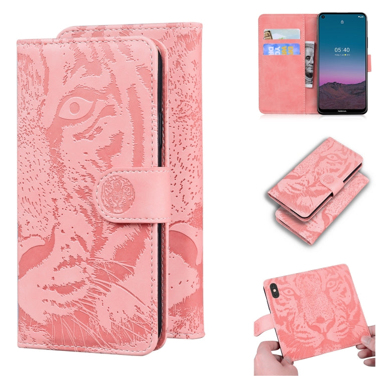 Tiger Embossing Pattern Horizontal Flip Leather Case with Holder & Card Slots & Wallet