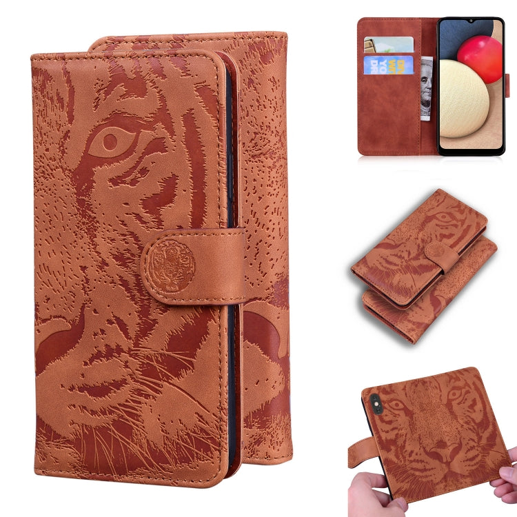 Tiger Embossing Pattern Horizontal Flip Leather Case with Holder & Card Slots & Wallet