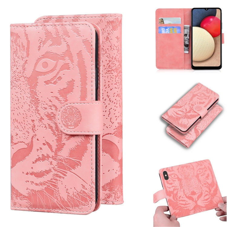 Tiger Embossing Pattern Horizontal Flip Leather Case with Holder & Card Slots & Wallet