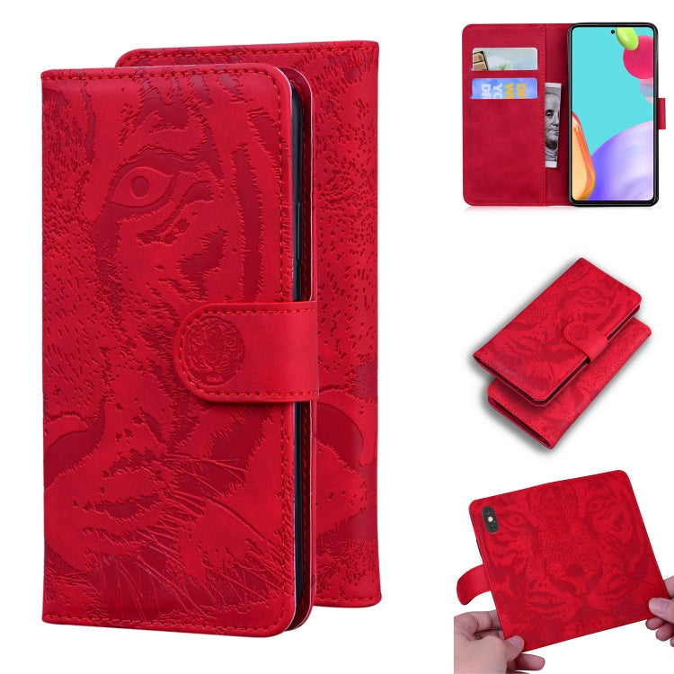 Tiger Embossing Pattern Horizontal Flip Leather Case with Holder & Card Slots & Wallet
