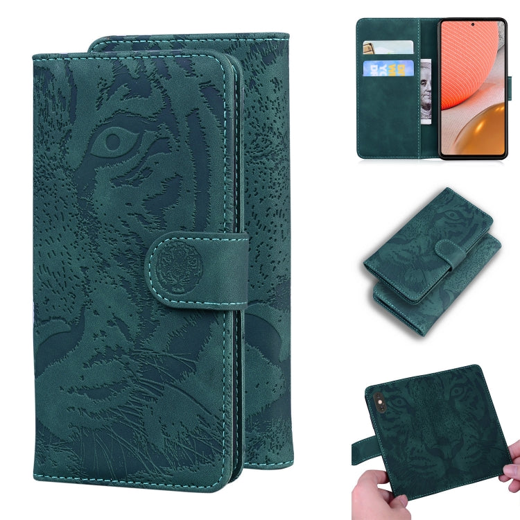 Tiger Embossing Pattern Horizontal Flip Leather Case with Holder & Card Slots & Wallet