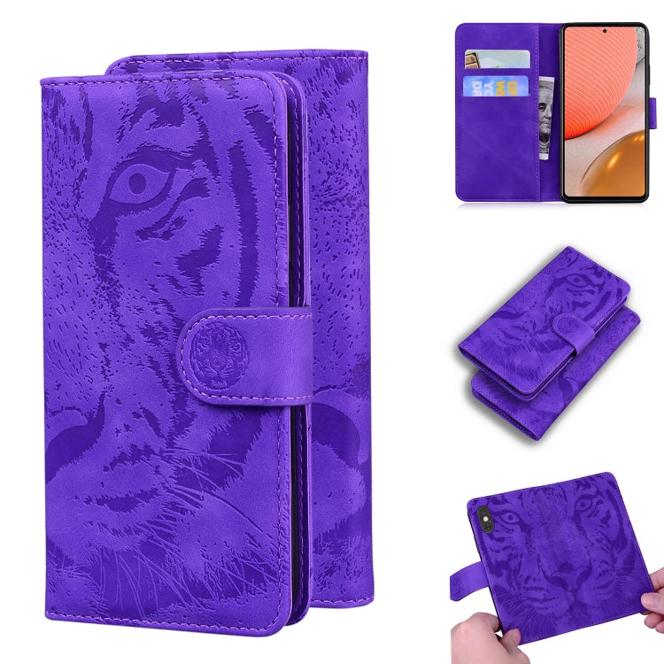 Tiger Embossing Pattern Horizontal Flip Leather Case with Holder & Card Slots & Wallet