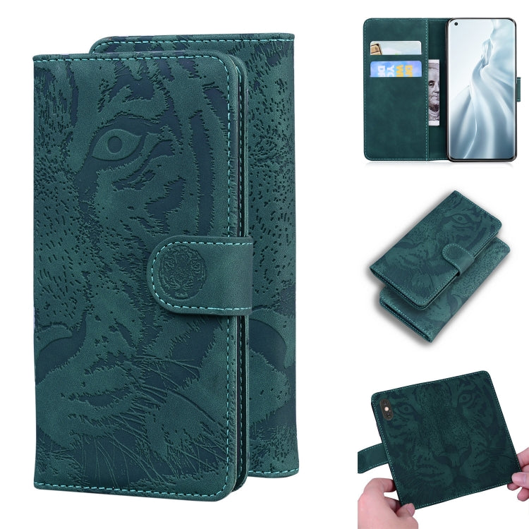Tiger Embossing Pattern Horizontal Flip Leather Case with Holder & Card Slots & Wallet